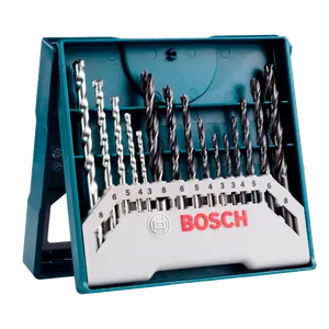 Juego de Mechas para Concreto Metal y Madera Bosch 15pzas